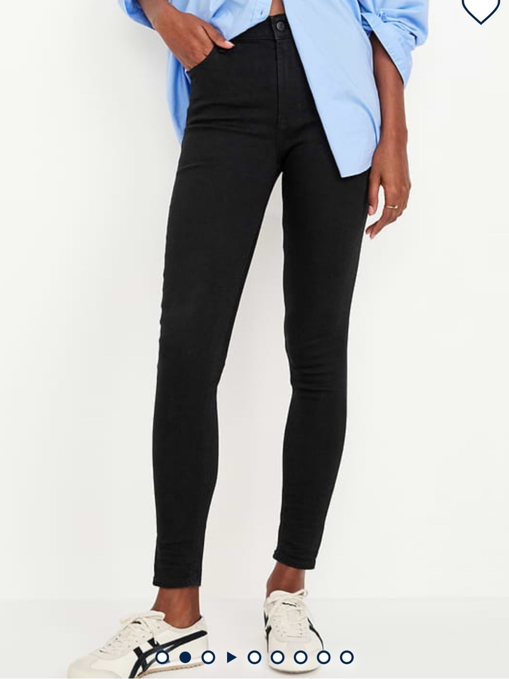 Old Navy Black High-Rise Skinny Jeans